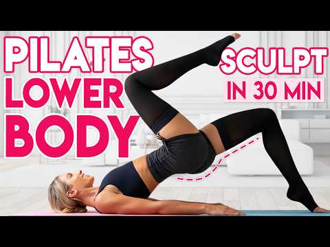 PILATES LOWER BODY SCULPT (Booty & Thighs Burn) | 30 min Workout