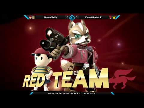 Gambit: Street Fight Doubles WR2 - Horse/Felix (Red) vs Ezreal/Junior Z (Blue)