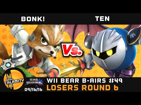 WBB #49 | Ten (Fox) vs GT | Bonk! (Meta Knight) - Losers Round 6 - Smash Wii U - Singles
