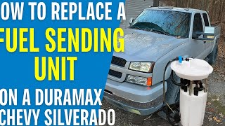 How to Replace Fuel Sending Unit on a Duramax - Chevy Silverado or GMC Sierra