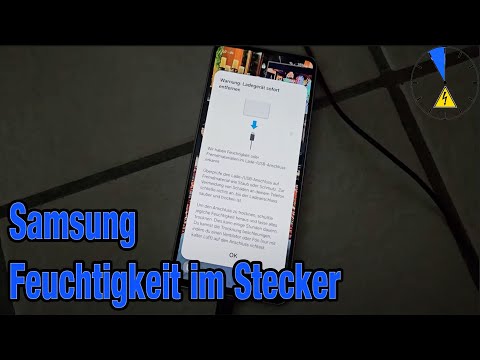 Charging interruption Samsung smartphone can no longer be charged due to moisture