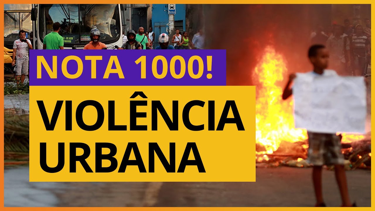Violência urbana no Brasil (história, causas, dados e leis) | Resumo + Repertório Redação