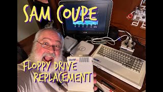 SAM Coupe Floppy Drive Replacement - Step by Step Install - 8bit Vintage Computing Repair