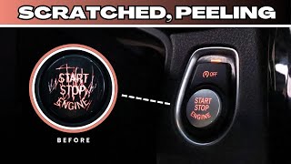 How To Replace BMW F-Chassis Engine Push Start/Stop Button | 1 2 3 4 Series (F2X F3X F8X)