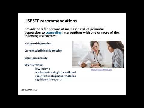 Risk Factors and Prevention for Perinatal Depression and Anxiety