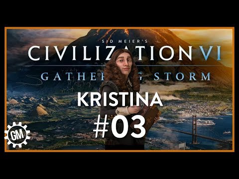 Let's Play Civilization 6: Gathering Storm (early access) - Deity - Kristina part 3