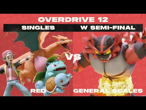 OVERDRIVE 12 | Winners Semi-Final - Red vs General Scales | Smash Ultimate SSBU