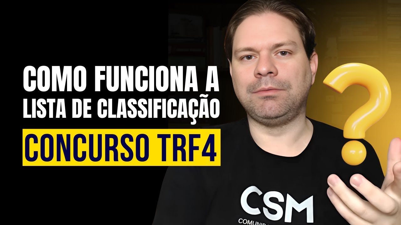 TRF4 COMPETITION: UNDERSTAND THE RANKING LISTS SO YOU DON'T REGRET IT