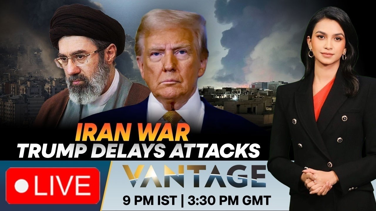 LIVE: Trump Says Iran "Begging"; Tehran Fires Missiles At Israel, Riyadh | Vantage on Firstpost