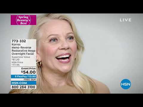 Korres MenoReverse Restorative Mega Overnight Facial