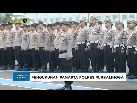 POLRES PURBALINGGA GELAR APEL PENGUKUHAN PAMAPTA UNTUK MASYARAKAT