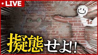 話題のゲーム！体にペイントして隠れるゲーム【めっちゃカメレオン】