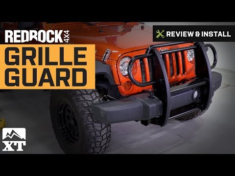Jeep Wrangler (2007-2017 JK) RedRock 4x4 Grille Guard Review & Install