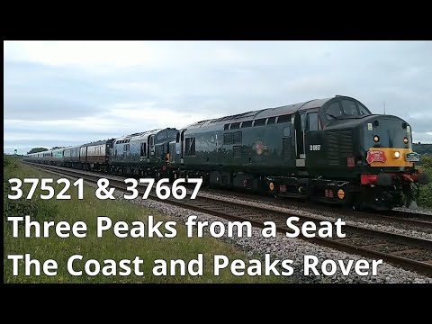 Prestatyn 11.06.2021 - 37521 & 37667 Three Peaks from a Seat Railtour - Coast and Peaks Rover