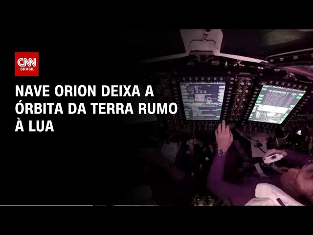 Artemis II: Nave deixa órbita da Terra rumo à Lua; veja | CNN PRIME TIME