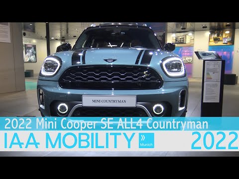 2022 Mini Cooper SE ALL4 Countryman  Interior and Exterior Walkaround IAA 2021 Munich