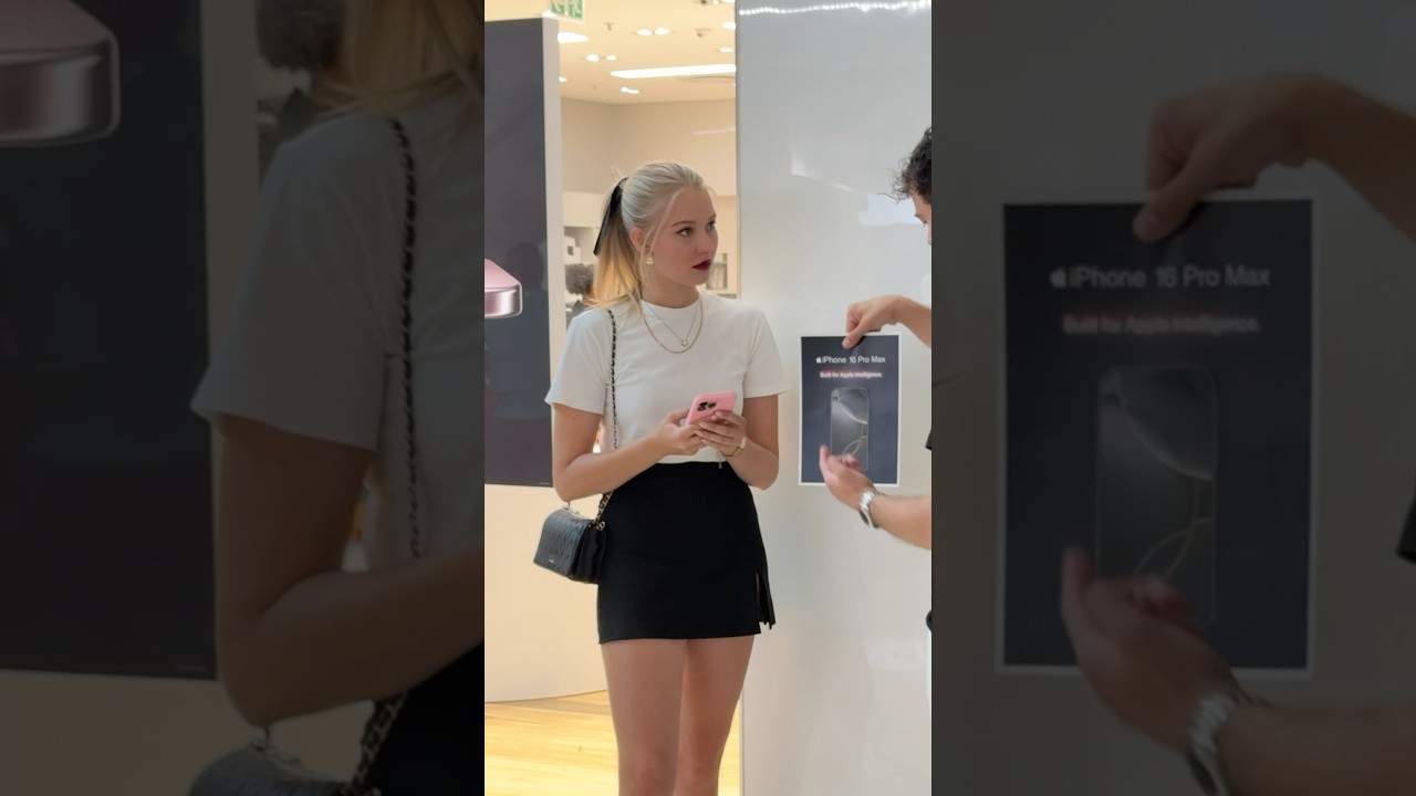 I Took An iPhone 16 From A POSTER! 😱📱 #shorts