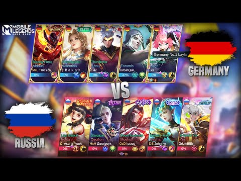 GERMANY No.1 Layla vs. Moskov RUSSIA!! | National Arena Contest MLBB