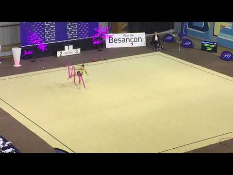 Alizée Maréchal ruban - Nat B 18 ans et + - France Besançon 2018
