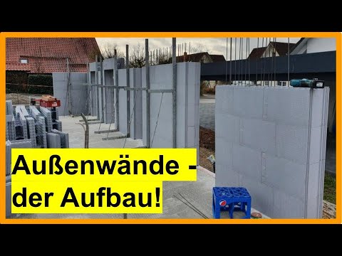 15b Außenwände selber bauen DIY, EG - Der Aufbau