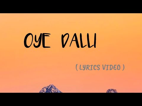 Oye Dalli - Amish Budhathoki | (Lyrics Video)