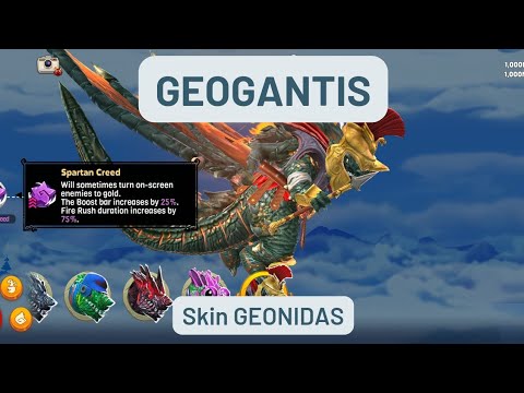 GEOGANTIS SKIN GEONIDAS #hungrydragon #geogantis #geonidas