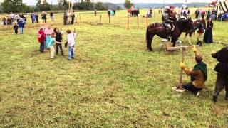preview picture of video 'Days of Knights III - Kids Practice Jousting'