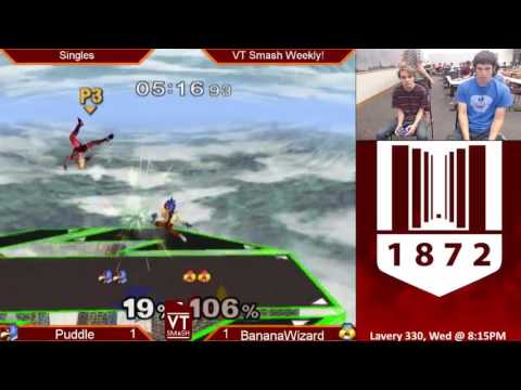 Puddle vs. BananaWizard - VT Smash Fall Meeting 9/14/2016