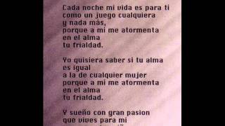Triana - Tu frialdad ( Letra )
