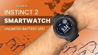 Garmin Instinct 2: Review - Smartwatch with UNLIMITED battery life!
