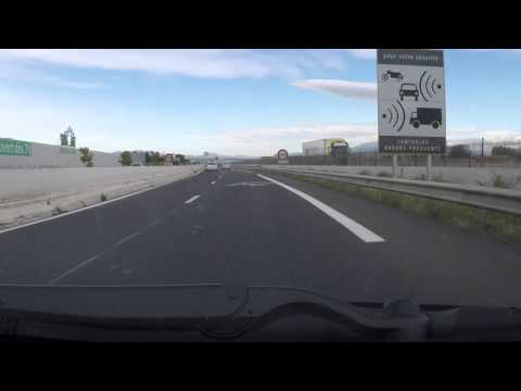 France by Car - A9 J41 to Perpignan City Centre