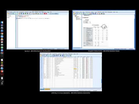 021 Umcodieren von Variablen mit RECODE INTO in der SPSS Syntax