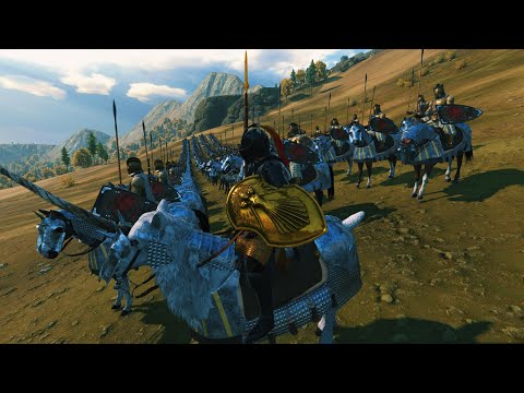 Ragon Targaryen vs Lannister Army ⚔️ Massive Kingsguard Cavalry Battle | Bannerlord Realm of Thrones