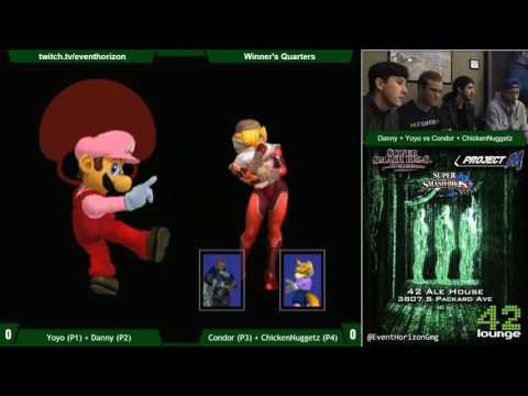 Construct 59 - Yoyo + Danny vs Condor + ChickenNuggetz - Melee Doubles WQ
