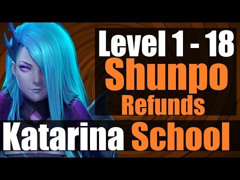 ⚔️►Katarina School #12: All Shunpo Refund Cooldowns From Level 1-18 EXPLAINED | League Of Legends