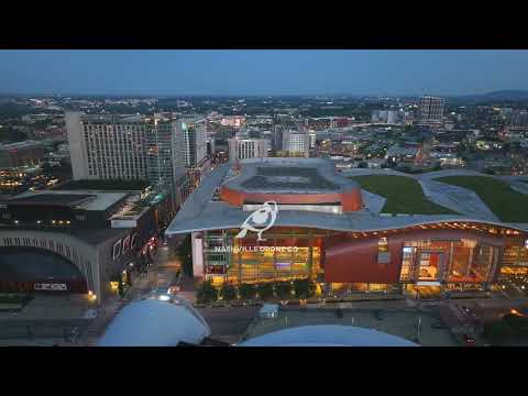 Music City Center Nashville | Stunning Drone Tour of Convention Center with Rooftop Guitar Design