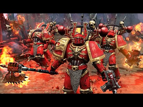 20 KHORNE BERZERKERS vs 700+ Orks! - Astartes Mod | Warhammer 40K: Dawn of War 2: Retribution