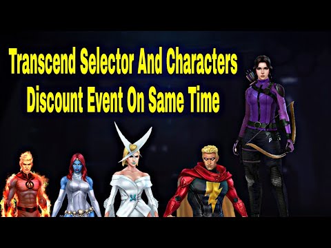 Transcend Selector And Characters Discount Event On Same Time 7th Anniversary - Marvel Future Fight