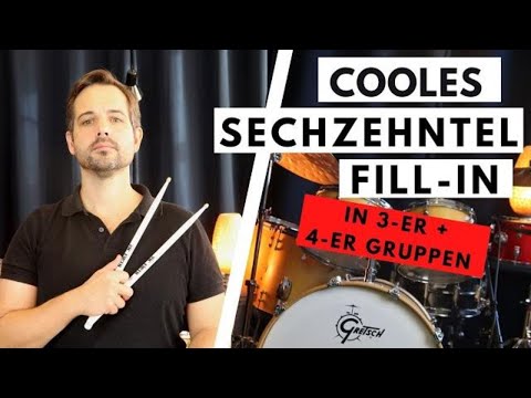 Cooles 16-tel Fill-In für´s Schlagzeug!