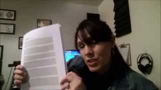 Vox Fox Studios Vlog #4 Songwriting Tip - Getting started - Title and Lyric Sketch