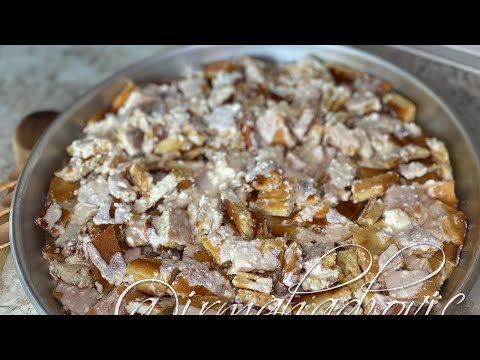 Masenica - Fluffy Bread and Cheese sauce - Irma's Sofra