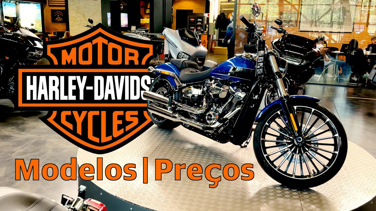 Todas as Motos HARLEY-DAVIDSON e seu Preços na Concessionária! (Agosto de 2024)