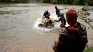 preview picture of video 'Yamaha Raptor 700 River Crossing/Mudding Las Marias, P,R. #4'