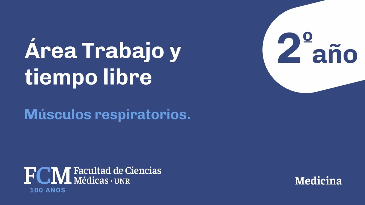 Área Trabajo y tiempo libre - Músculos respiratorios