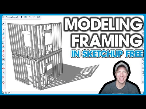 How to Model FRAMING in SketchUp Free!