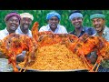 MUTTON BIRYANI 3 FULL GOAT ROASTED MUTTON BIRYANI Recipe Cooking In Village Arabian Biryani