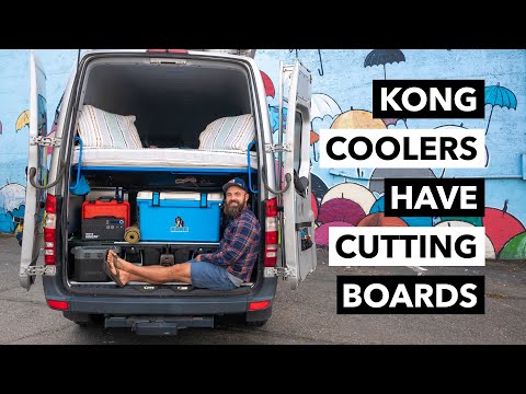 I Use Kong Coolers in my DIY Van Conversion Because they're Multifaceted Video