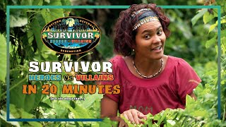 Survivor Heroes vs.Villains in 20 Minutes - [Survivor 41 on standby]