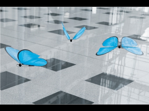FLYING ROBOTS !! Amazing flying butterflies