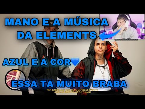 PIUZINHO REAGINDO A NOVA MÚSICA QUE O KANT FEZ PRA ELEMENTS! AZUL É A COR!!!💙